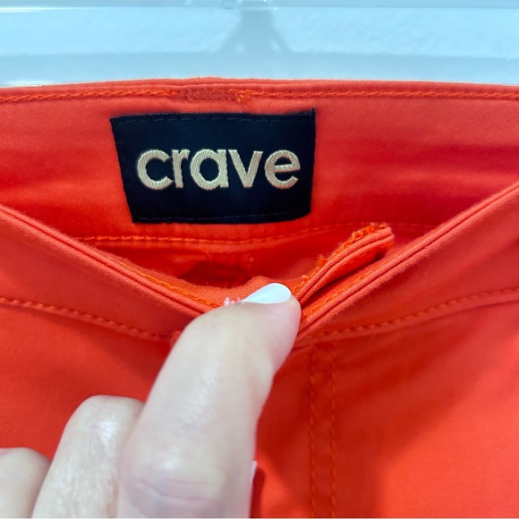 Red Mid Rise Ankle Skinny Jeans - Picture 2 of 9